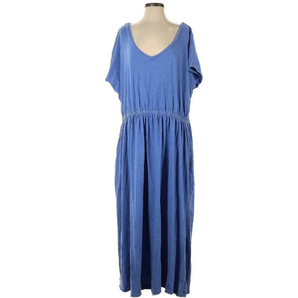 JUNE+VIE Plus Size Casual Cotton Knit Dress